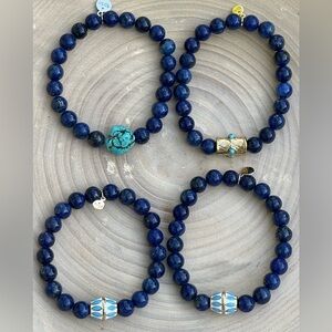 AAA Lapis stretch bracelet 3 different styles